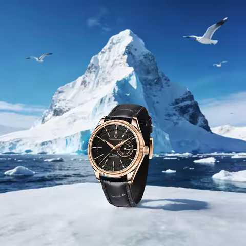 PAGANI DESIGN Men's Luxury Quartz Watch Low-Key With Restrained Luster Waterproof VH65 Movement Sapp