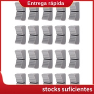 20Pcs 24mmx11mmx10mm Console Mixer Slider Fader Knobs Replacement for Potentiometer Gray Knob Black 