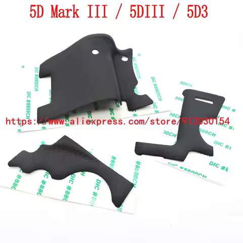 3PCS /5PCS NEW Grip Hand holding Thumb Front Rubber Cover For Canon EOS 5D Mark III 5DIII 5D3 Digita
