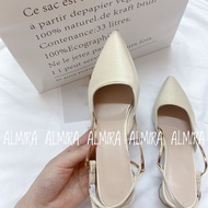 Pointed high heels