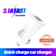 DZ06 Car Quick Charge QC 3.0 for Type-C Micro lightning forApple  Xiaomi  Huawei  Samsung Fast Charging  Dual USB Ports