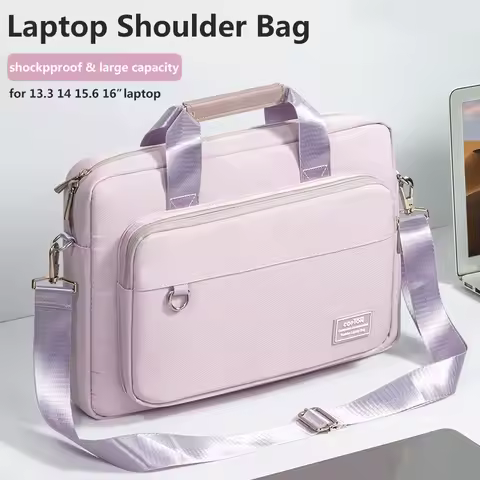 Laptop Shoulder Messenger Bag Women for 13.3 14 15.6 inch MacBook Air Pro 13 14.2 15 16 M3 M2 M1 A29