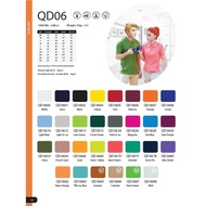 QD06 OREN SPORT UNISEX MICROFIBER SHORT SLEEVE POLO T-SHIRT