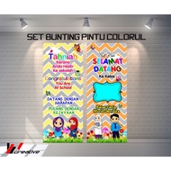 BAHAN HIASAN KELAS - BUNTING PINTU KELAS