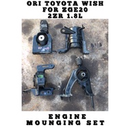 Toyota Wish Engine Mounting Set For ZGE20 ( 2009-2016 ) 2ZR 1.8L