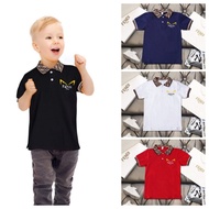 MERAH FK BOYS' T-SHIRT TOP (NAVY-BLACK-WHITE-RED)