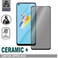 Anti Gores Ceramic Matte SPY Anti Privacy OPPO A3S / A5S / A11 / A12 / A15 / A16 / A17k / A31 / A52