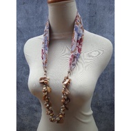 Cecilia Waroeng Ethnic Batik Necklace My Batik Ethnic Necklace Ethnic Batik Necklace