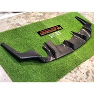 1 honda civic fd fd1 fd2 fd2r belakang diffuser carbon fiber js style fit untuk copy ori pp type r b