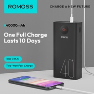 ROMOSS PEA40 Zeus 40000mAh QC3.0 18w Fast Charing High Capacity Powerbank portable battery