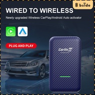 [ร้านเครื่องมือ Bside] Carlinkit 4.0กล่องอะแดปเตอร์สำหรับรถยนต์แบบมีสายเป็น Wireless CarPlay Android Auto Dongle