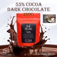 Millilitre 55% Cocoa Chocolate Powder Kopi Drink Grind Brew Caffeine (250g)