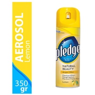 (Bundle of 3 Pieces x 350g) Pledge Natural Beauty Lemon Furniture Polish Cleans and Protects ✦ 350g 