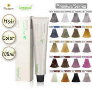 Bremod Premium Series Cocoa Butter Hair Color Dye （Ash，Smokey，Mocha，Fashion，Gray，Blonde）100ml