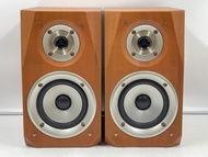 ลำโพง 1 คู่ มือสองญี่ปุ่น SHARP MD-X10-S 50W 6 โอห์ม Woofer 4 นิ้ว Size ตู้ 16x21.5x28CM มีฝาหน้า มี