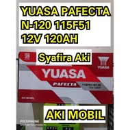 Aki /Accu / baterai N120 / 115F51 YUASA 12volt 120 Amper Aki basah