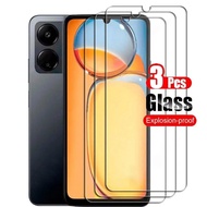 3PCS Tempered Glass For Xiaomi Redmi 13C 5G 9H HD Screen Protector for Redmi 12C 12R Redmi 12 5G Ful