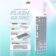 IPI Flash68 Pro White Magnetic Keyboard Aluminum Case / 8K Polling Rate / RT 0.01mm / IPI Lightning 