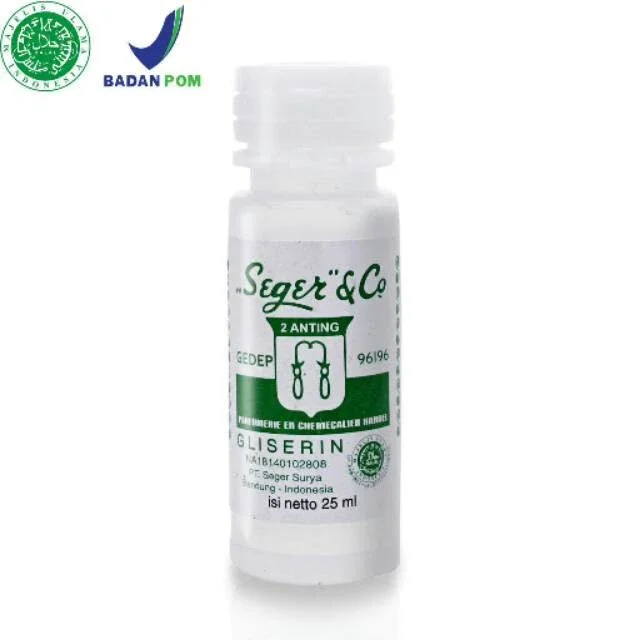 SEGER & CO Gliserin 25 ml - krislin - pelembab kulit - pelembab bibir