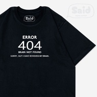T-Shirt 404 Brain not found