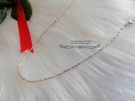 RANTAI KAKI WANITA SILVER ANKLETS SILVER DOUBLE ANKLET RANTAI KAKI SADUR EMAS GOLD PLATED ANKLET GOL