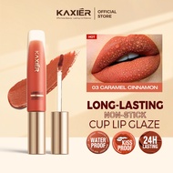 KAXIER Matte Lipstick - Lipstik Cecair Tahan Lama 24 Jam, Kalis Air, Tidak Melekat & Tidak Luntur (6
