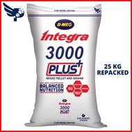 ◰ ✗ ㍿ B-MEG Integra 3000 Plus Mixed Pellet and Grains 25KG - Chicken Feeds - BMEG - petpoultryph