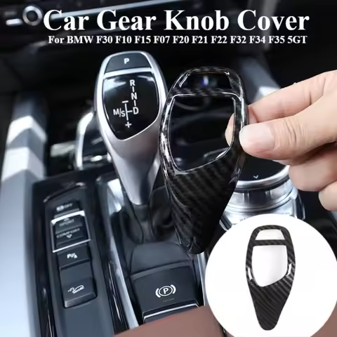 For BMW F30 F10 F15 F07 F20 F21 F22 F32 F34 F35 5GT Car Carbon Fiber ABS Gear Shift Panel Frame Gear