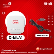 Telkomsel Orbit Star A1 Modem 4G WiFi High Speed Free Quota 150GB+Step Up Cable