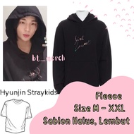 Hyunjin Straykids Saintt Laurentt Animal Logo Hoodie
