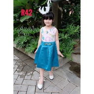 R42 RK Pattern Dress CHILDREN'S PARTY DRESSTOSCA