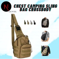 Army Military Tentera Darat PUBG Attack Tactical Sport Chest Camping Sling Bag Crossbody