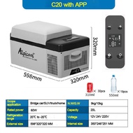 Alpicool mini fridge 15L/20L /25L car refrigerator compressor cooling Frozen and refrigerated car ho