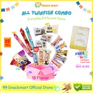 COMBO | TWINFISH- OAT CHOCO/ MAKIATO Nougat Crisp Mousse Cake/ TOBORONE Wafer Bar/ NUTS CRISP Candy/