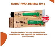 SASHA PASTA GIGI HALAL ANTIBACTERIAL DENGAN SIWAK & SIRIH 150GR - ODOL SASHA ANTI BACTERIAL