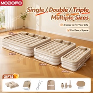 MODOFO Inflatable Air Bed tilam with Electric Pump Double Size Automatic Portable For Camping Tent  