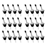 Aoresac 24 Packs Liquor Bottle Pourers for Alcohol Stainless Steal Liquor Bottle Dispensers Speed Po