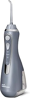 Waterpik Cordless Advanced Water Flosser For Teeth, Gums, Braces, Dental Care With Travel Bag and 4 Tips, ADA Accepted, Rechargeable, Portable, and Waterproof, Gray WP-567