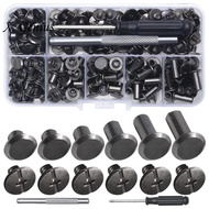 Chicago Screw Leather Rivets Assorted Screw Rivets M5 Chicago Binding Screws for Decorating PU Craft