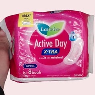 Laurier ACTIVE DAY XTRA MAXI WING 22cm Adult Sanitary Napkins (5 pieces) NON WING/ (8 pieces) - NON 