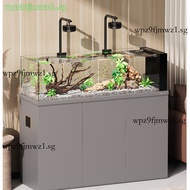 Ecological Fish Tank Stream Tank Fish Tank Bottom Filter Integrated Ultra-Clear Glass Medium-Sized L