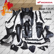 Honda Dash125 Dash 125 Fi Dash 4 Cover Hitam Coverset Inner Set 19pcs Original Honda