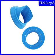 [Hellery2] 2x Vehicle 6.5inch Silicone Car Speaker Baffle Accessory Soft Silicone Spacer Speaker Protection