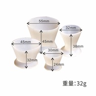 Set of 4 silicone mixing cups