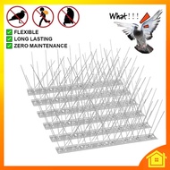 Bird Repellent Mat Spikes 33cm Stainless Steel Device Dashboard Chase Deterrent Fence Kit Besi Tajam