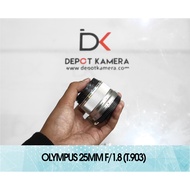 Second - Olympus 25mm F/1.8 Lens Code T.903