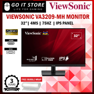 ViewSonic Monitor VA3209-MH / VA3209-2K-MHD 31.5” FHD QHD 75Hz 4MS IPS LED Backlit Adaptive Sync Monitor with Build in Speakers