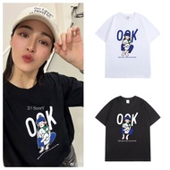 48 Hours Delivery llkwng Lingling 00K Cartoon Character Merchandise Short-Sleeved T-Shirt Pure Cotto