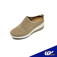 IQ SPORT รองเท้าผ้าใบผู้หญิงเพื่อสุขภาพ สูง2นิ้ว (Slip-On) รหัสPL7-AA24009L