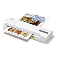 Iris Ohyama Laminator Compatible with A4 ~100μm Easy operation Compact Warm-up time 4 minutes Heater auto-off function Equipped with anti-clog lever LM42X